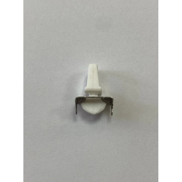 Стопор до однорядного карнизу прихованого монтажу білий/чорний 1шт. KPM172-53-st - Фото 1