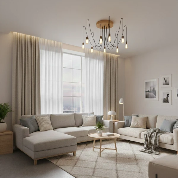 Дворядний карниз прихованого монтажу з led-підсвіткою, білий, з розсіювачем KPM172-53-wt 172*53 (мм). (Ціна за 1 м.п.) / (Кратність замовлення: 3м) - Фото 4