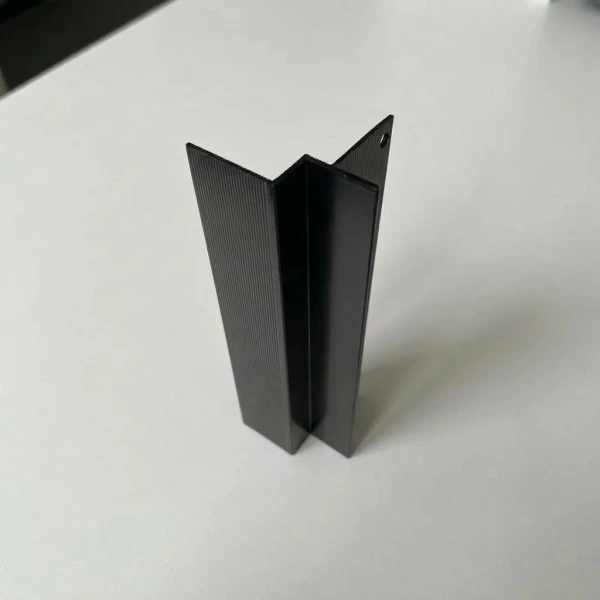 Алюмінієвий профіль тіньового шва без розсіювача чорний АПТШ-10 без розсіювача АПТШ-10 38,9*46,4 (мм) (Ціна за 1 м.п.) - Фото 5