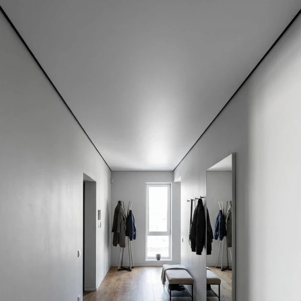 Алюмінієвий профіль тіньового шва без розсіювача чорний АПТШ-10 без розсіювача АПТШ-10 38,9*46,4 (мм) (Ціна за 1 м.п.) - Фото 6