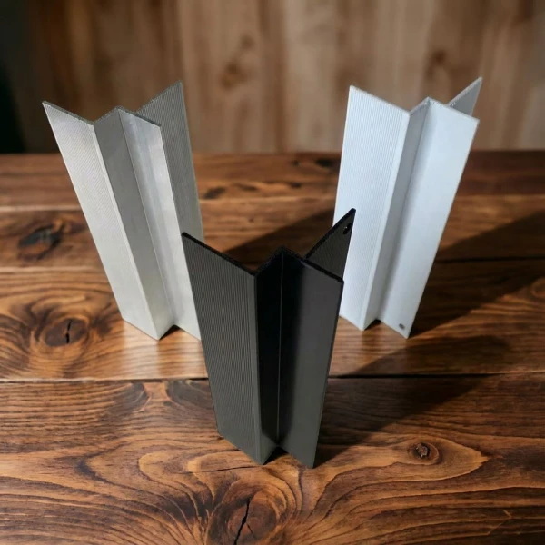 Алюмінієвий профіль тіньового шва без розсіювача чорний АПТШ-10 без розсіювача АПТШ-10 38,9*46,4 (мм) (Ціна за 1 м.п.) - Фото 8