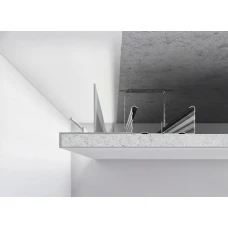 Профіль тіньового шва універсальний С-1 без розсіювача без покриття 2,5 м. (Ціна за 1 м.п.)