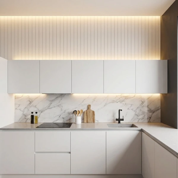 Алюмінієвий профіль тіньового шва універсальний без розсіювача С-1 без покриття 2,5 м (Ціна за 1 м.п.) - Фото 6