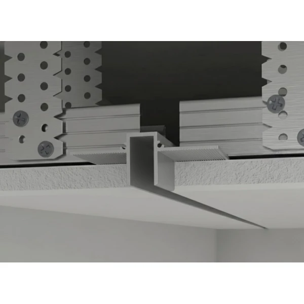 Алюмінієвий профіль тіньового шва без розсіювача РПТШ-10 без покриття 3 м (Ціна за 1 м.п.) - Фото 1