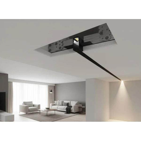 Алюмінієвий профіль тіньового шва з розсіювачем РПТШ-13 чорний 3 м (Ціна за 1 м.п.) - Фото 7