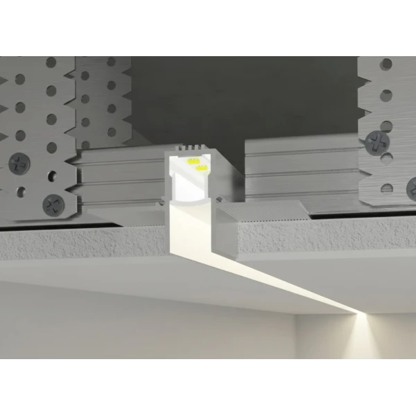 Алюмінієвий профіль тіньового шва з розсіювачем РПТШ-13 без покриття 3 м (Ціна за 1 м.п.) - Фото 1