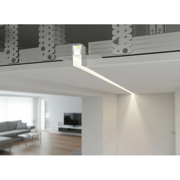 Алюмінієвий профіль тіньового шва з розсіювачем РПТШ-13 без покриття 3 м (Ціна за 1 м.п.) - Фото 6