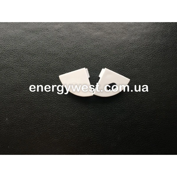 Заглушки для світлодіодного кутового профілю К1 (білі) пара