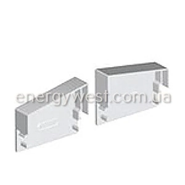 Заглушки ЗСТЛ "трапеція" ліві, для світлодіодних профілів ЛСС і ЛСО LP 1 шт.  - Фото 1