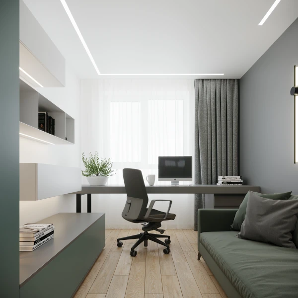 Профіль  врізний широкий алюмінієвий ЛСВ40 для LED стрічок, з розсіювачем, LP. (Ціна за 1 м.п.) - Фото 7