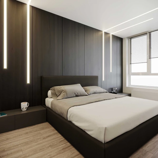 Профіль  врізний широкий алюмінієвий ЛСВ40 для LED стрічок, з розсіювачем, LP. (Ціна за 1 м.п.) - Фото 3