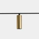 Трековий магнітний світильник TUBE 34mm, 8W 600Lm, 2700K золотий