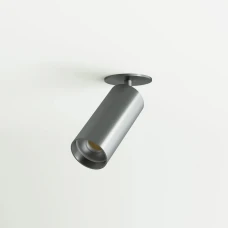LUMINEKA TUBE 52 Trimless 15Вт 3000К алюмінієвий. Світильник-спот поворотний