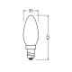 Світлодіодна лампочка Osram LED E14 7Вт 4000К 4099854545580