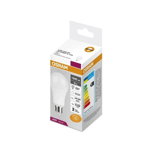 Світлодіодна лампочка Osram LED E27 A70 16Вт 4000К 4058075623507 - Фото 2
