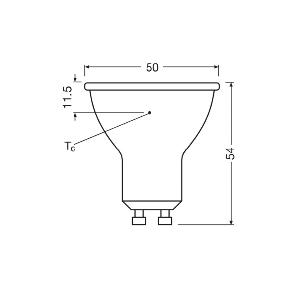 Світлодіодна лампочка Osram LED GU10 MR16 6.1Вт 2700К 4099854457388 - Фото 4