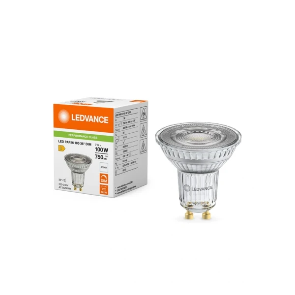 Світлодіодна лампочка Osram LED GU10 MR16 DIM 7Вт 4000К 4099854234965 - Фото 3