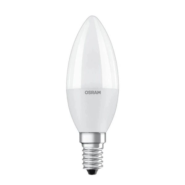 Світлодіодна лампочка Osram LED E14 C37 6.5Вт 3000К 4058075623569