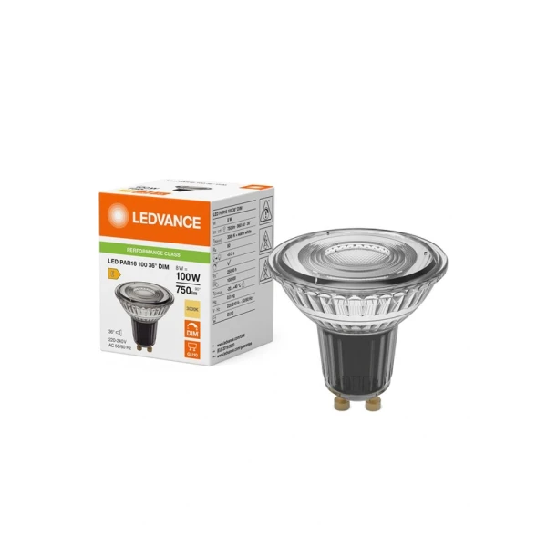 Світлодіодна лампочка Osram LED GU10 MR16 DIM 8Вт 3000К 4099854456473 - Фото 3