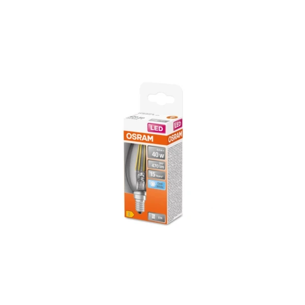 Світлодіодна лампочка Osram LED E14 C35 4Вт 4000К 4058075437142 - Фото 3