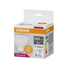 Osram LED GU5.3 MR16 8Вт 4000К 4058075689459. Лампочка світлодіодна
