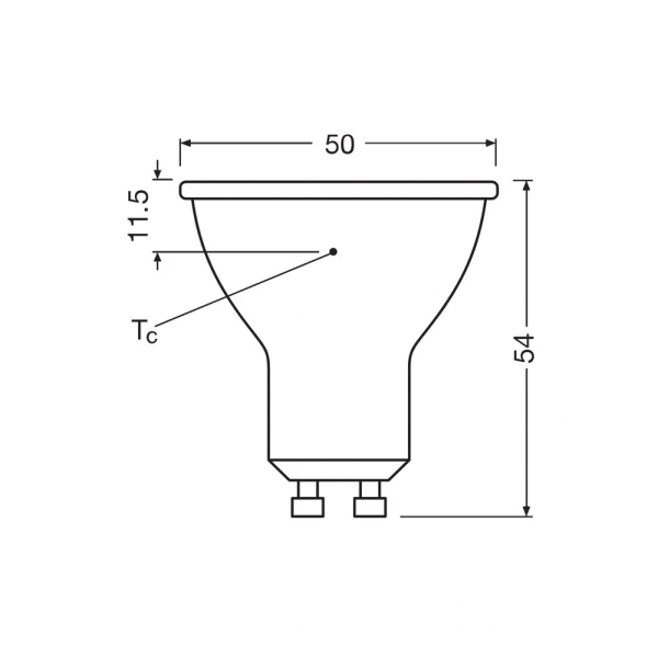 Світлодіодна лампочка Osram LED GU10 MR16 DIM 4.5Вт 4000К 4058075798120 - Фото 4
