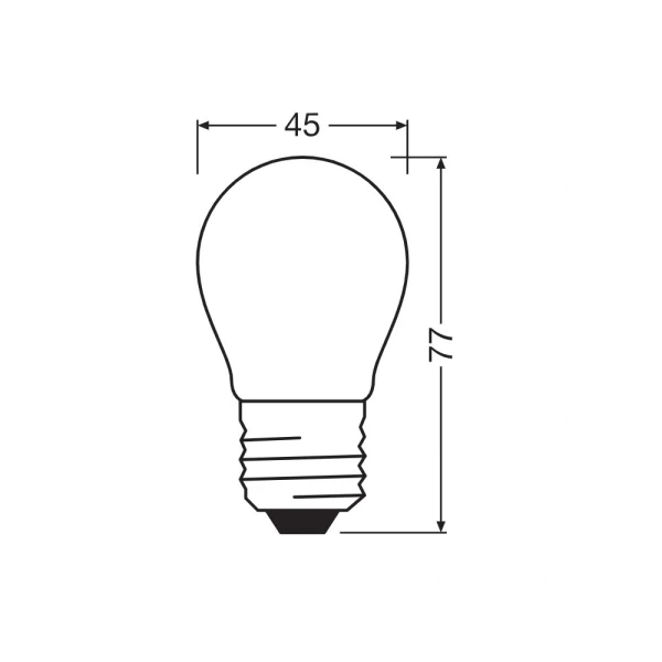 Світлодіодна лампочка Osram LED E27 7Вт 4000К 4099854546907 - Фото 4