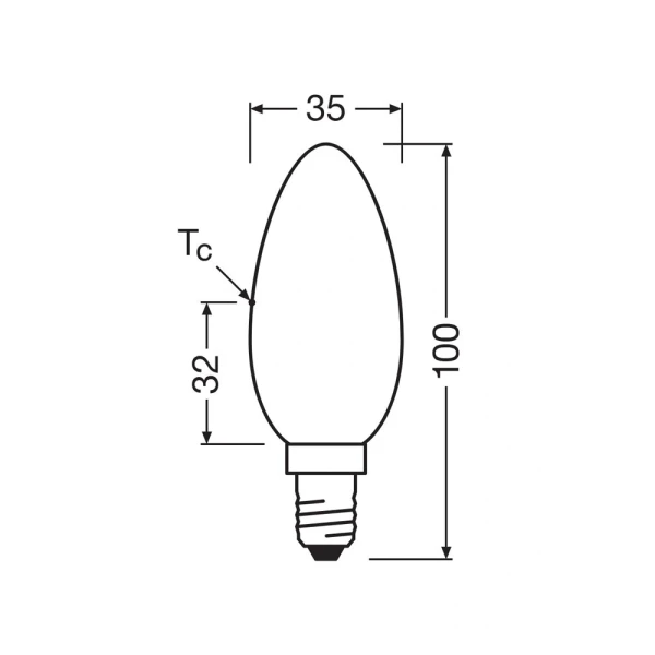 Світлодіодна лампочка Osram LED E27 6.8Вт 3000К 4099854545269 - Фото 4
