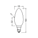Світлодіодна лампочка Osram LED E27 6.8Вт 3000К 4099854545269