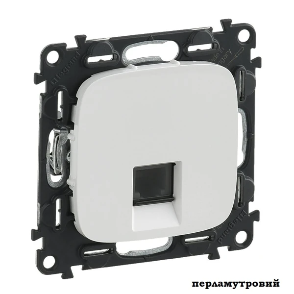 Розетка комп'ютерна, інформаційна RJ45 кат.5е UTP Valena Allure Legrand - Фото 3