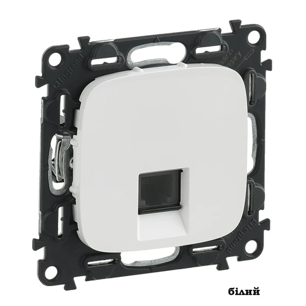 Розетка комп'ютерна, інформаційна RJ45 кат.5е UTP Valena Allure Legrand - Фото 4