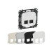 Розетка комп'ютерна, інформаційна два виходи RJ45 кат.6 UTP Valena Allure Legrand