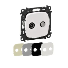 Розетка TV-SAT "зірка" 2-кабельна Valena Allure Legrand