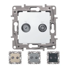 Розетка TV-SAT 2-кабельна Etika Legrand