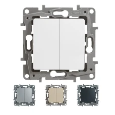 Вимикач двоклавішний Etika Legrand