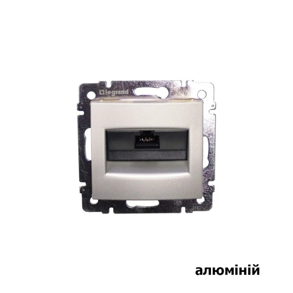  Розетка комп'ютерна, інформаційна RJ45 кат.6 UTP без захватів Valena Classic Legrand - Фото 3