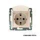 Розетка з заземленням та відкидною кришкою Valena Classic Legrand