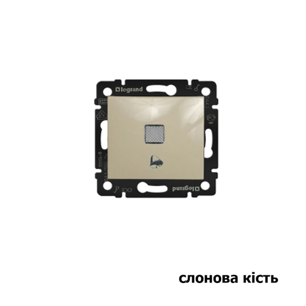 Вимикач без фіксації з підсвіткою та символом дзвінка Valena Classic Legrand (774215, 774115, 770215) - Фото 3