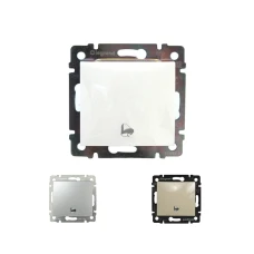 Вимикач без фіксації з символом дзвінка Valena Classic Legrand