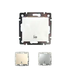 Вимикач без фіксації з символом лампи Valena Classic Legrand