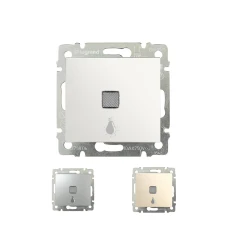 Вимикач без фіксації з підсвіткою та символом лампи Valena Classic Legrand