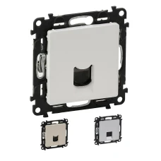 Розетка інформаційна один вихід RJ45 кат.5е UTP Valena Life Legrand