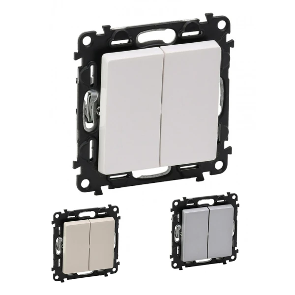 Перемикач двоклавішний Valena Life Legrand - Фото 1