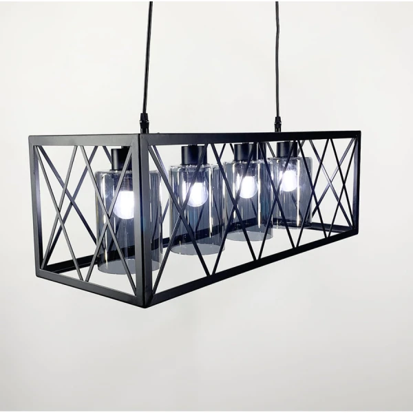 Підвісна люстра Line.F 11535 E27 чорний 1726_2582 - Фото 7
