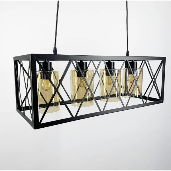 Підвісна люстра Line.F 11535 E27 чорний 1726_2582 - Фото 6