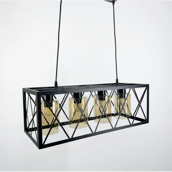 Підвісна люстра Line.F 11535 E27 чорний 1726_2582 - Фото 4