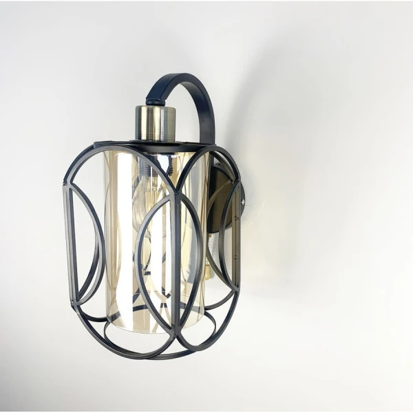 Настінний світильник (бра) Line.F E27 чорний 1619_2455 - Фото 8