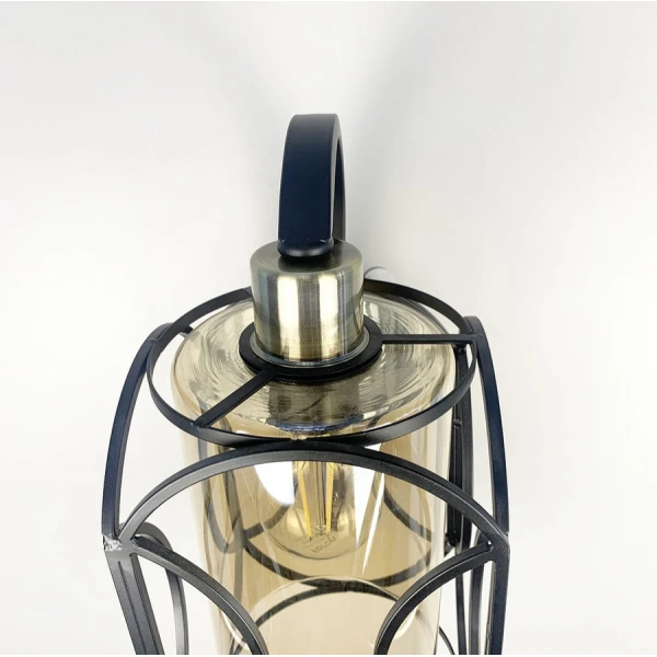 Настінний світильник (бра) Line.F E27 чорний 1619_2455 - Фото 3