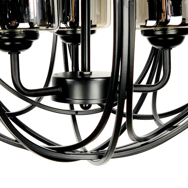 Підвісна люстра Line.F 160/3 E27 чорний 2374_3818 - Фото 3