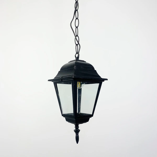 Вуличні підвісні світильники Line.F 9030 BK E27 чорний 1653_2484 - Фото 1